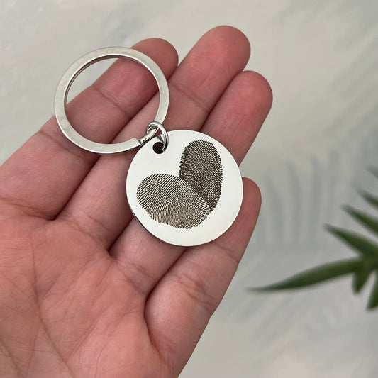 Llavero Huella Personalizado