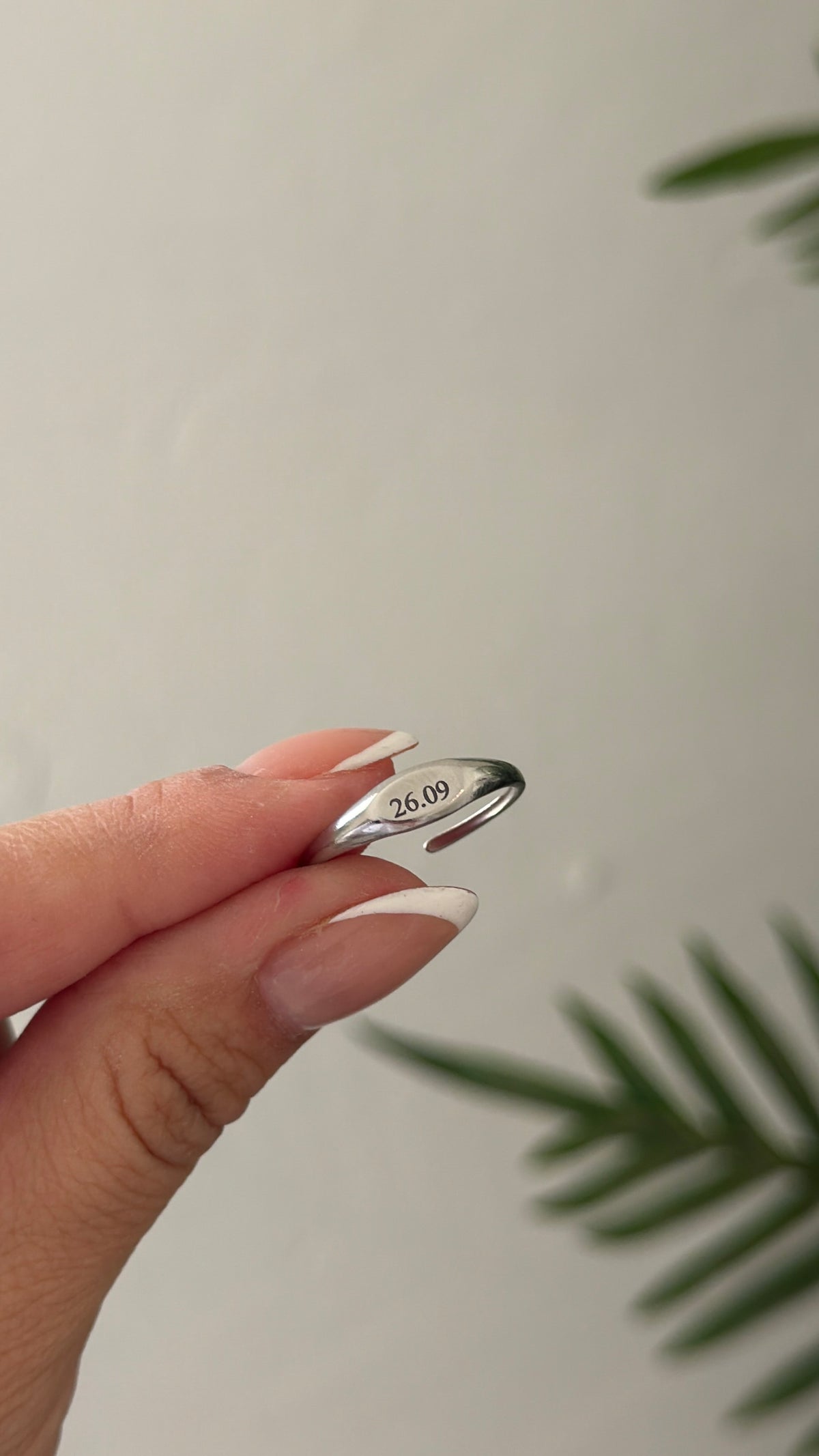 Anillo Petite Personalizado Ajustable