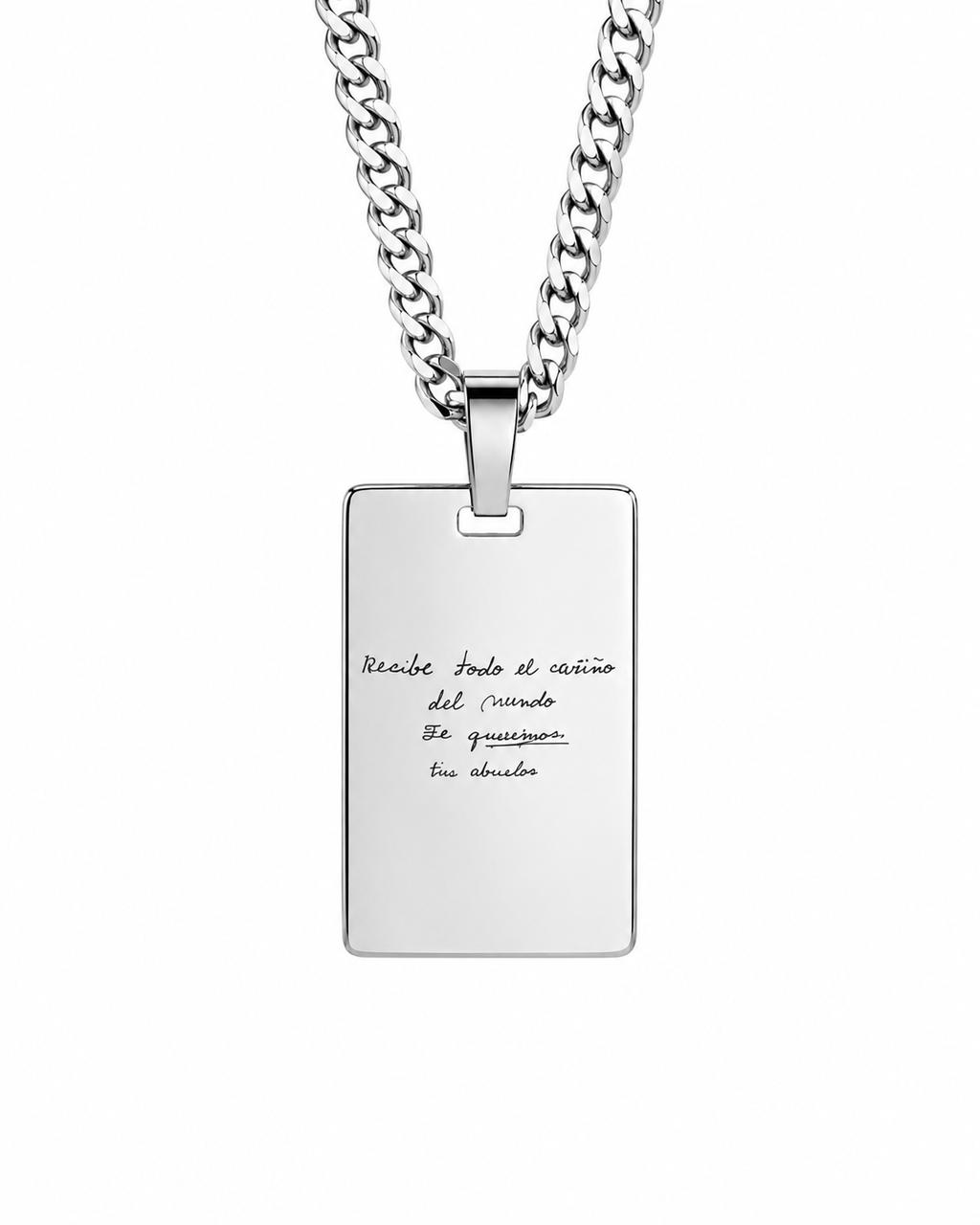 Hecho para Recordar | Collar Hombre Grumet Personalizado 💙