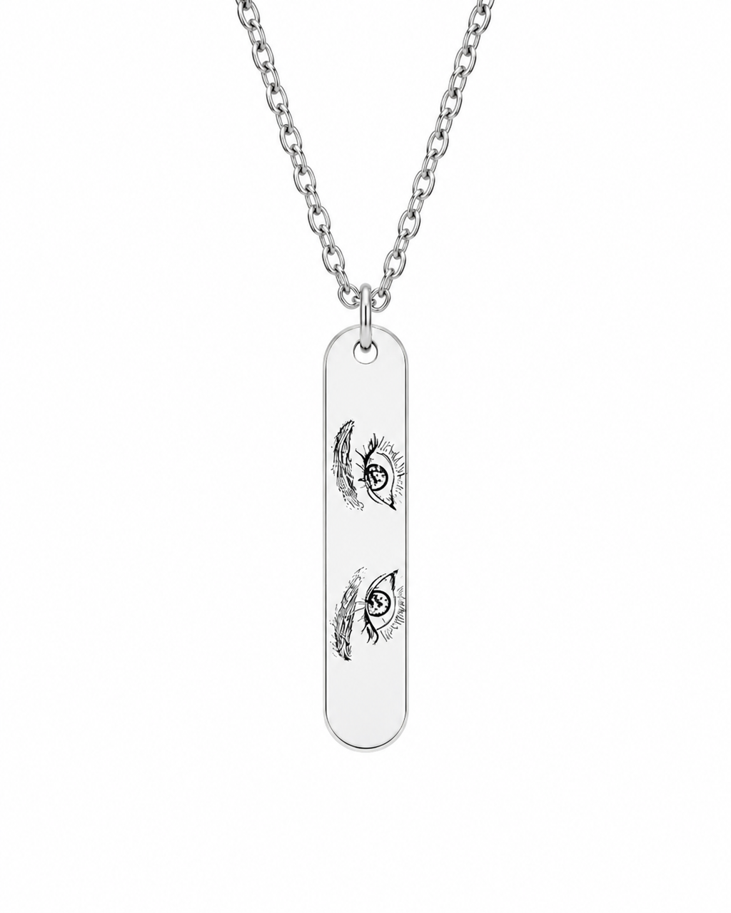 Mirada de Amor Grabada | Collar para Hombre