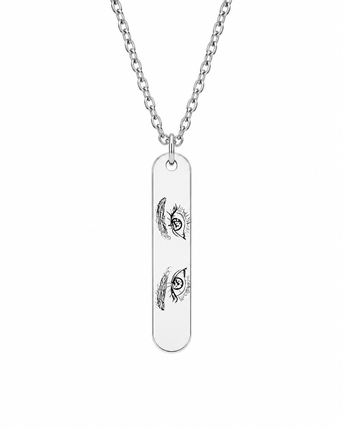 Mirada de Amor Grabada | Collar para Hombre