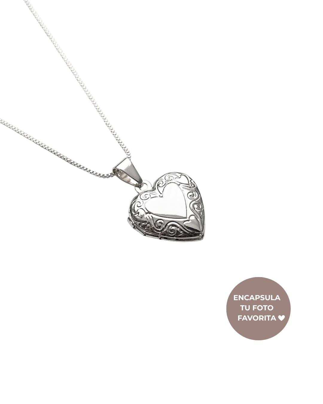 Relicario Personalizado Amor 12x10MM