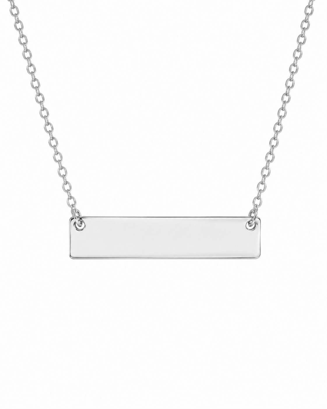 Collar Rectangular 40mm Hombre
