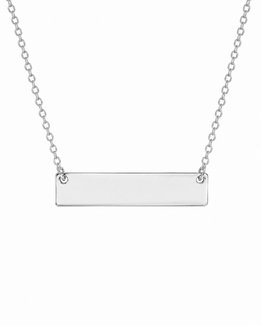 Collar Rectangular 40mm Hombre