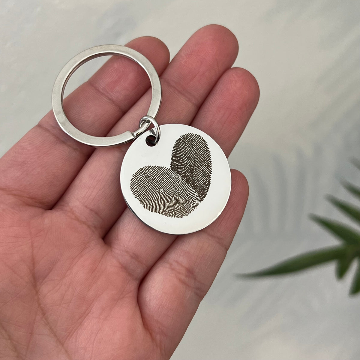 Llavero Huella Personalizado