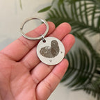 Un regalo que se convierte en tesoro | Llavero Huella Personalizado