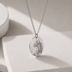 Cuenta tu Historia | Collar Ovalado Personalizado ✨