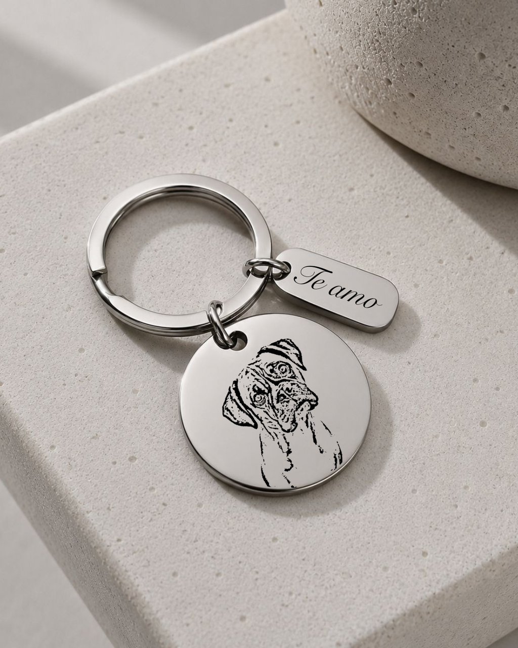 Regala emociones | Llavero Redondo Personalizado 💕