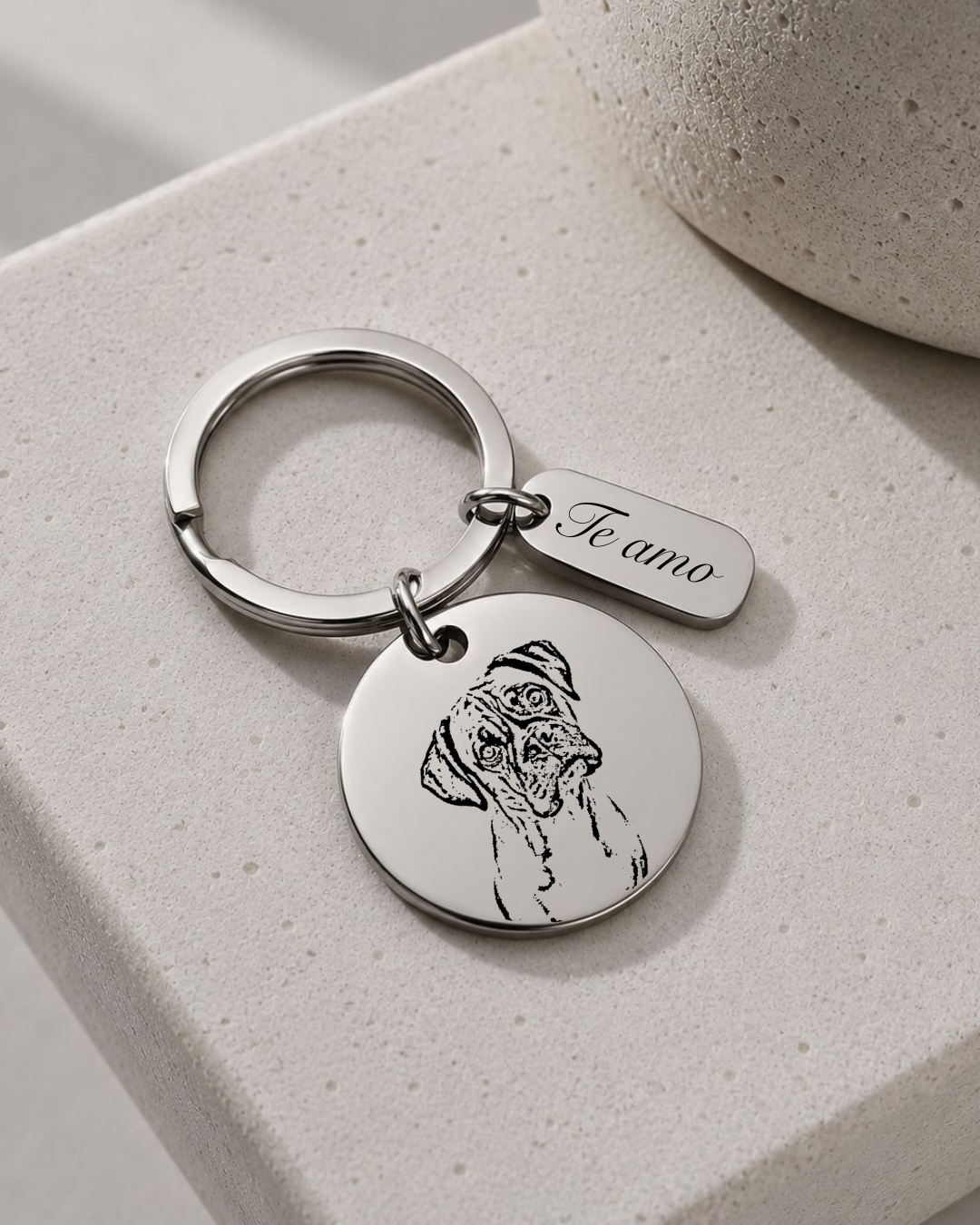 Regala emociones | Llavero Redondo Personalizado 💕