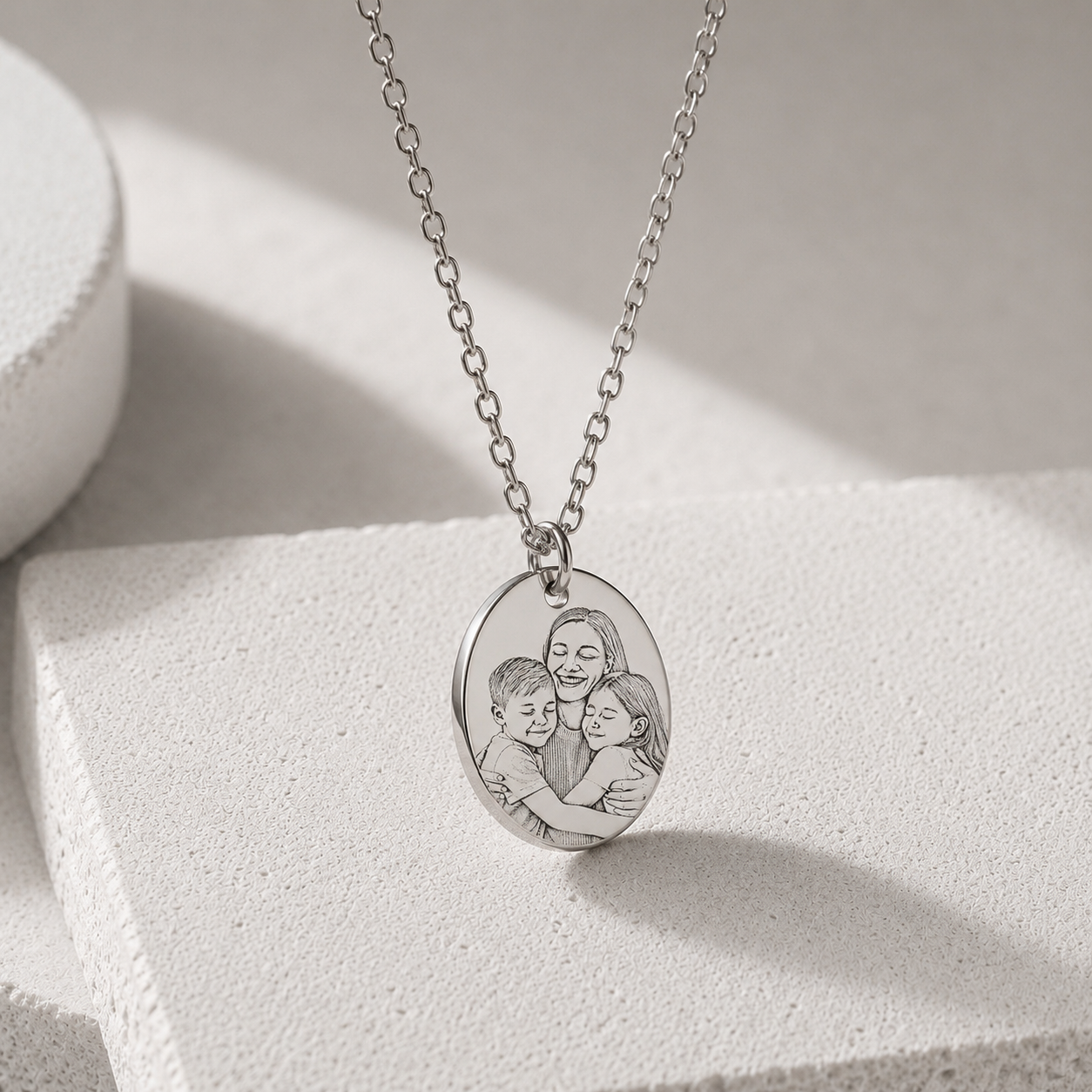 Cuenta tu Historia | Collar Ovalado Personalizado✨