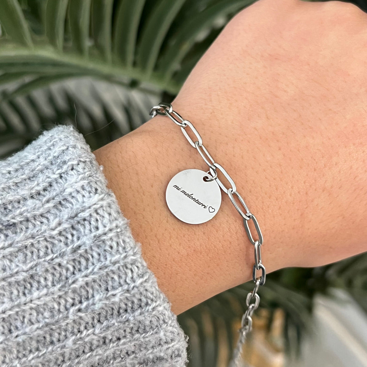 Pulsera Eslabones 15mm Personalizada