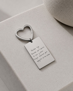 Guarda un momento para siempre | Llavero Rectangular 💕