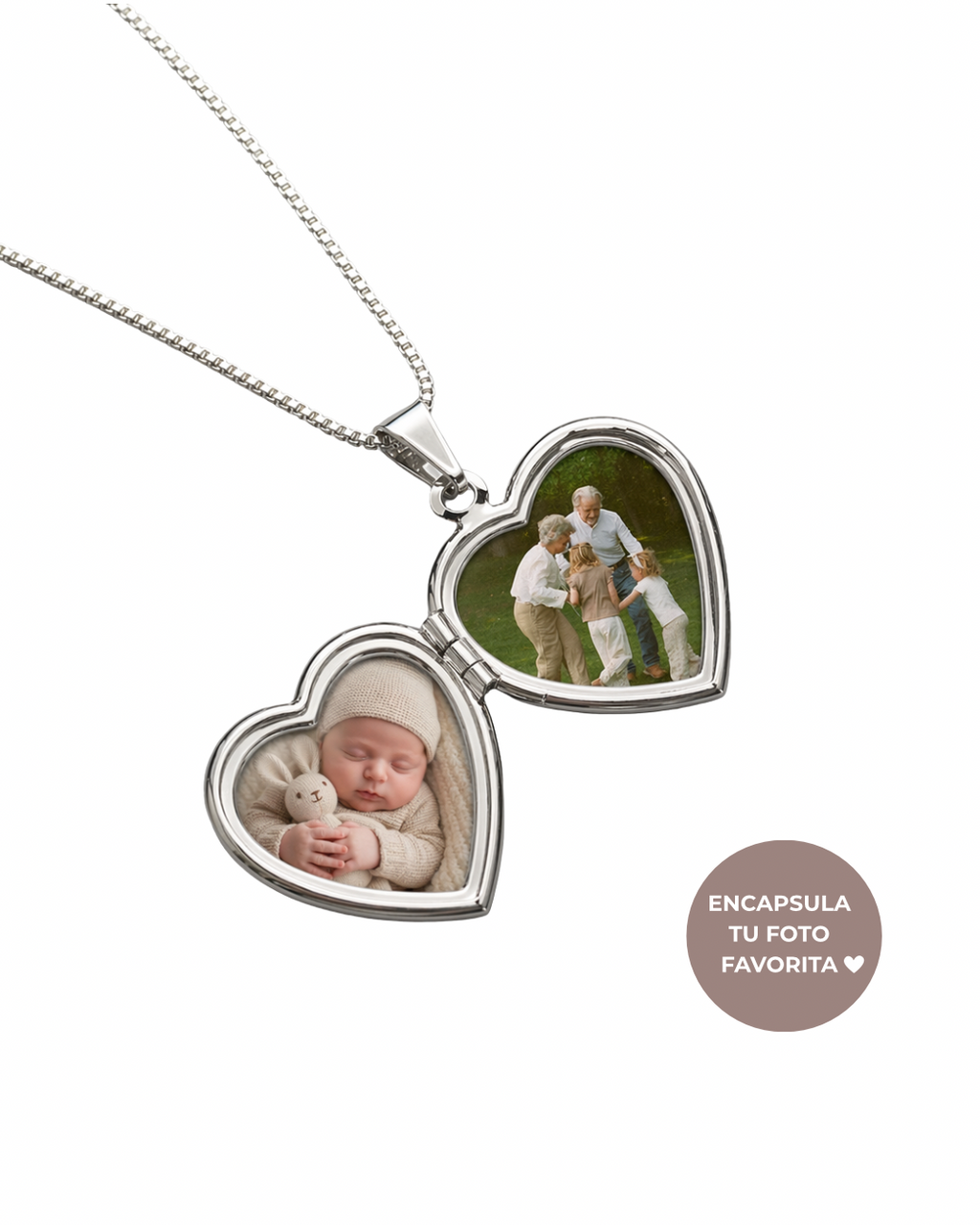 Relicario Personalizado Amor 12x10MM