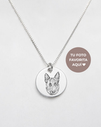 Collar Mascota + Medalla 15mm