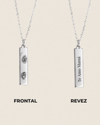 Tu Historia en una Mirada | Collar Rectángular Personalizado✨