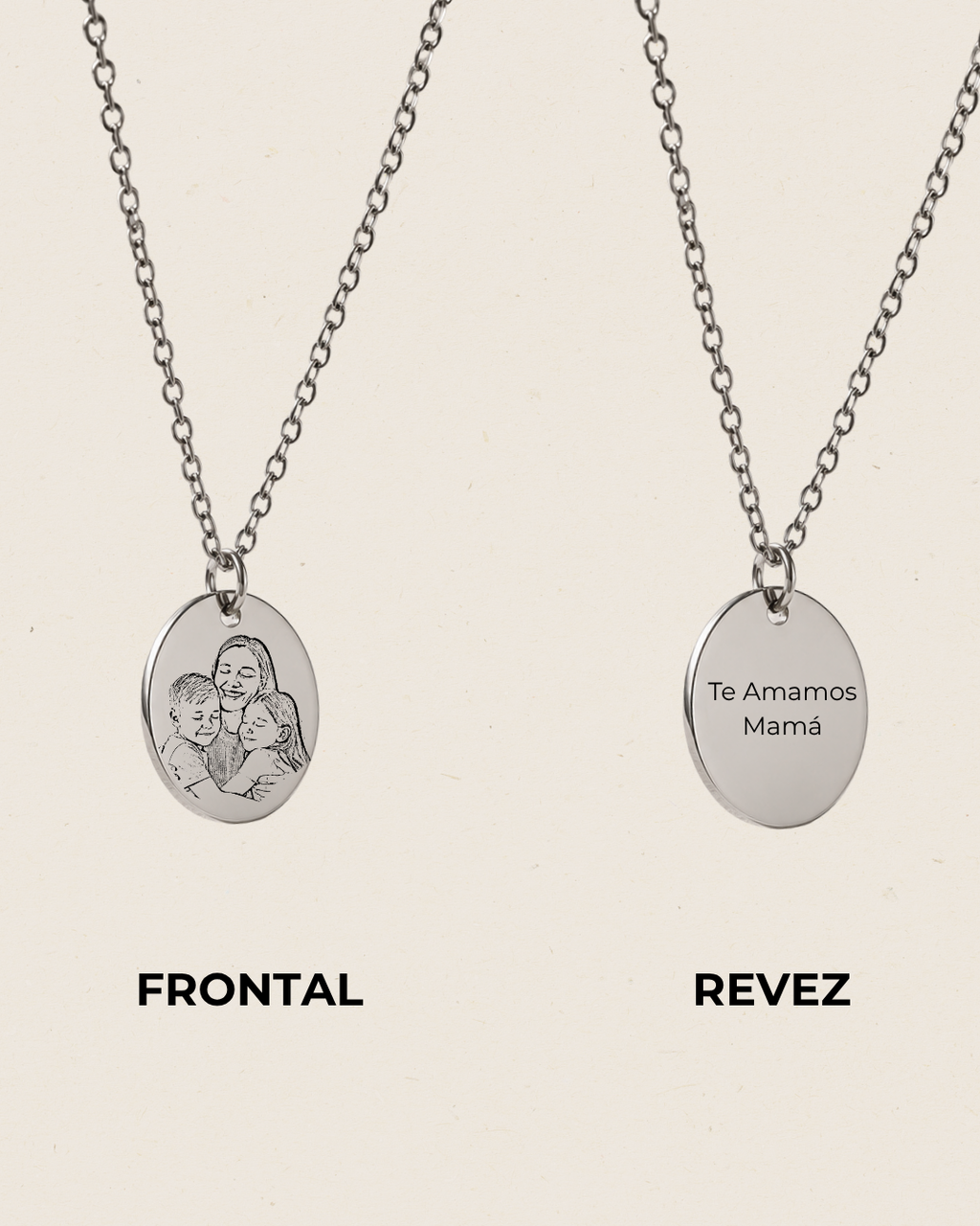 Cuenta tu Historia | Collar Ovalado Personalizado✨
