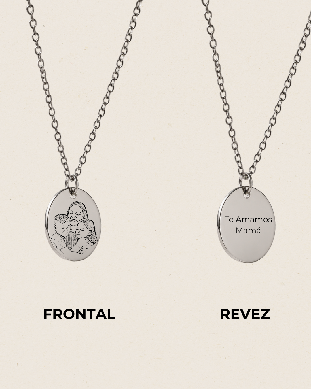 Cuenta tu Historia | Collar Ovalado Personalizado✨