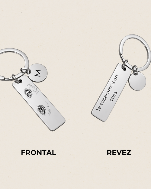 Miradas que no se olvidan | Llavero Personalizado ✨