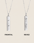 Collar Rectangular Hermanas/ Amigas