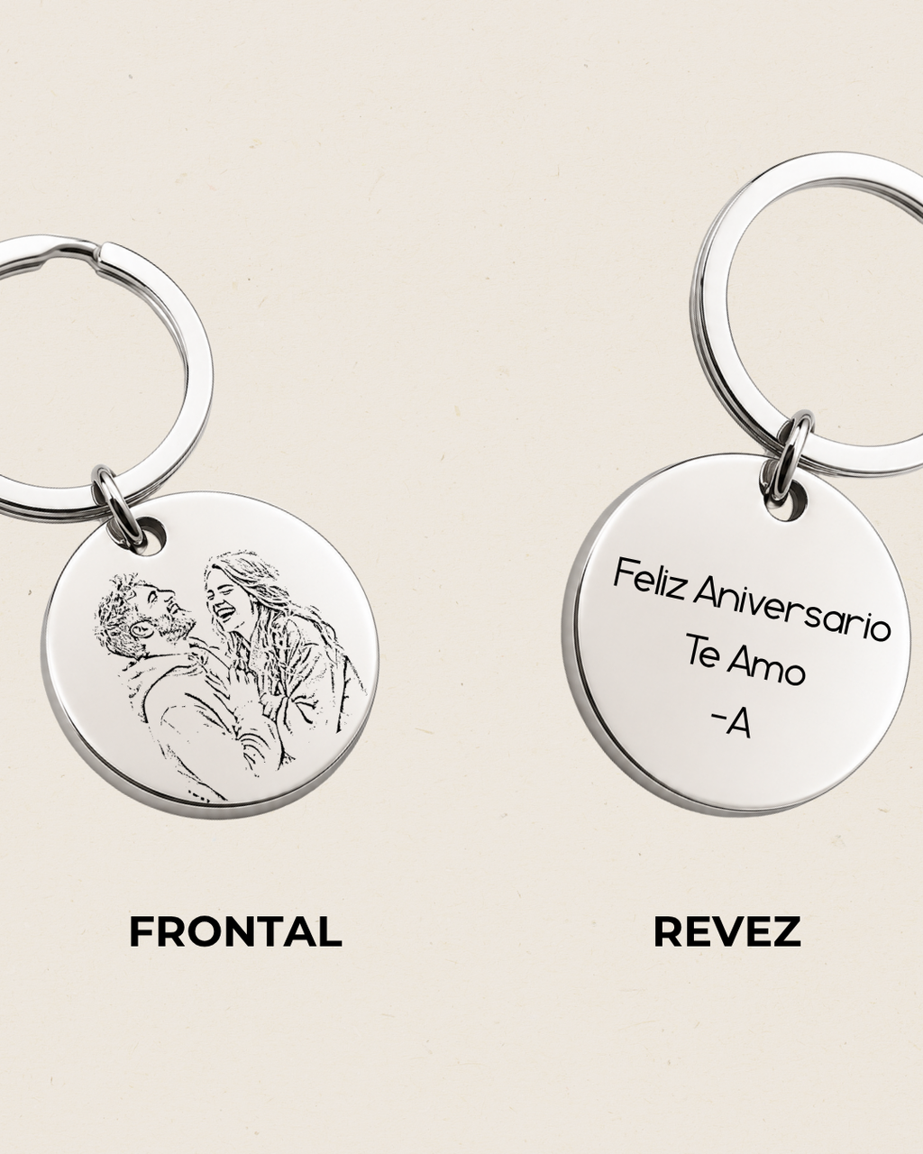 Llavero Personalizado Amor 30mm