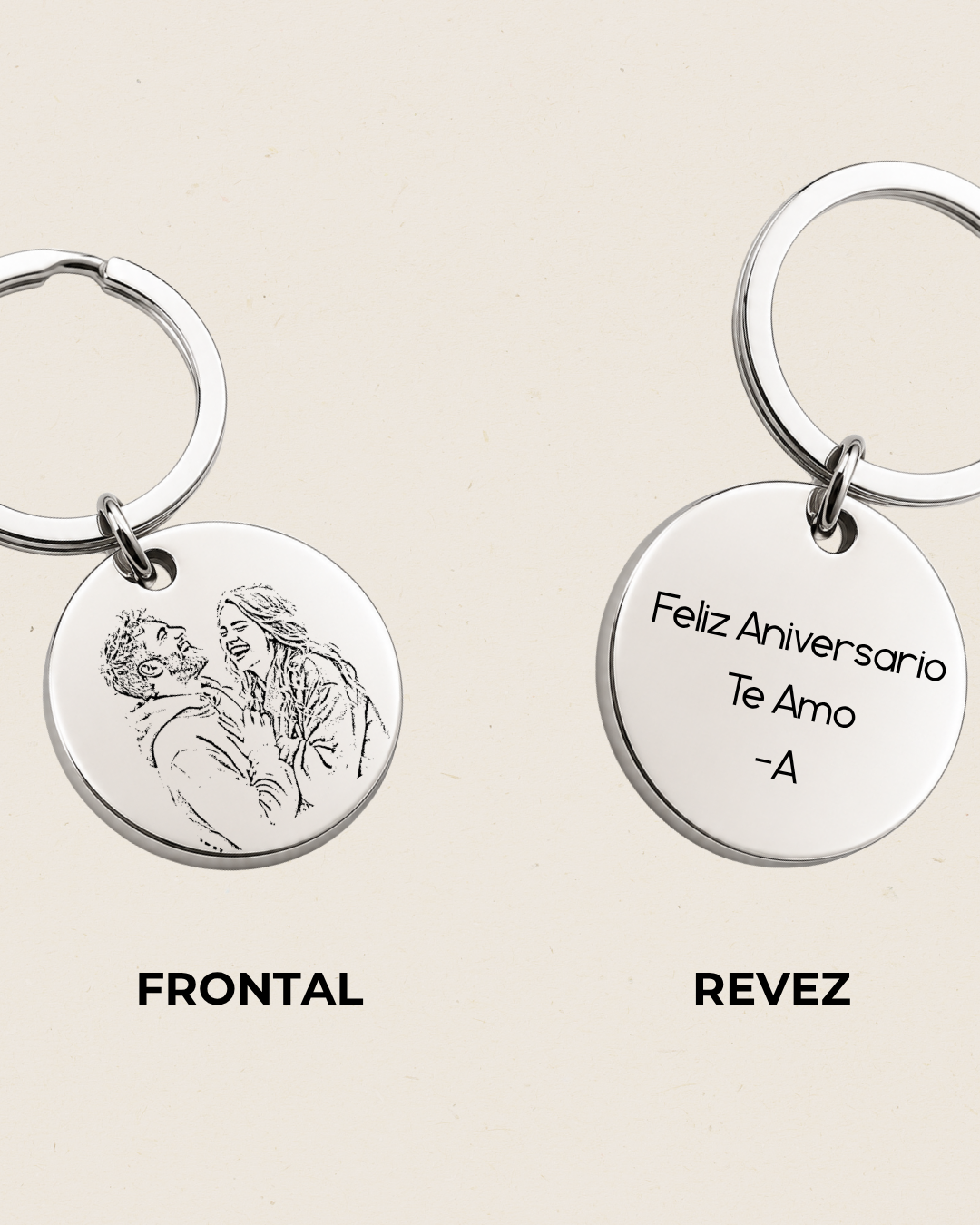 Llavero Personalizado Amor 30mm