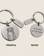 Regala emociones | Llavero Redondo Personalizado 💕