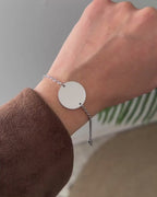 Para Siempre | Pulsera Redonda Personalizada 20 mm✨