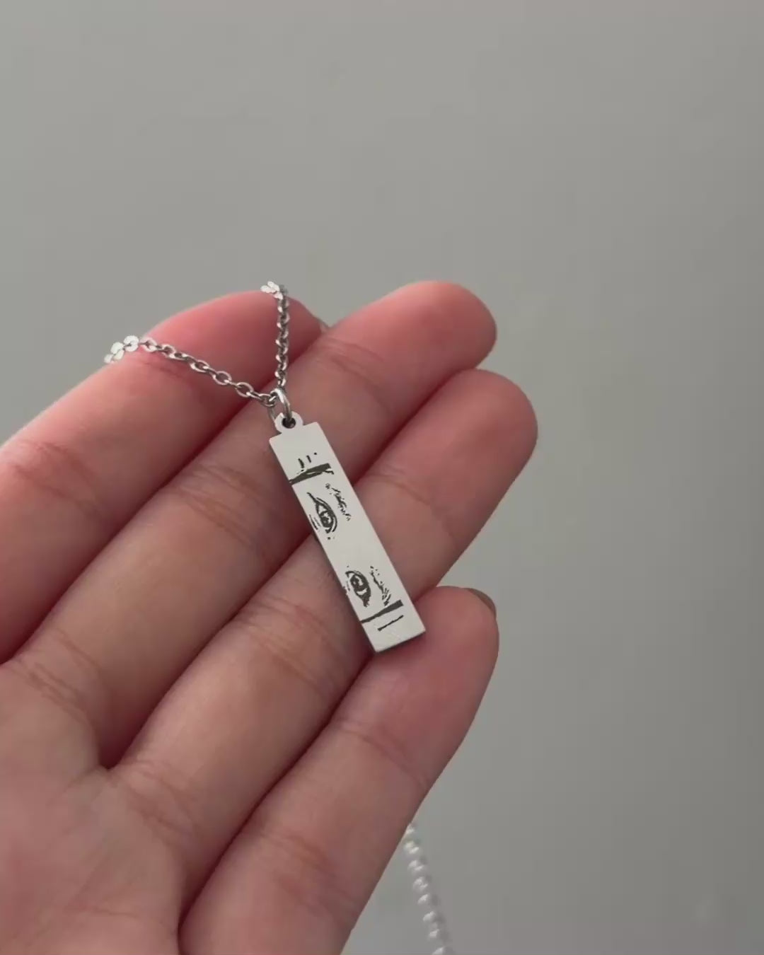 Tu Historia en una Mirada | Collar Rectángular Personalizado✨